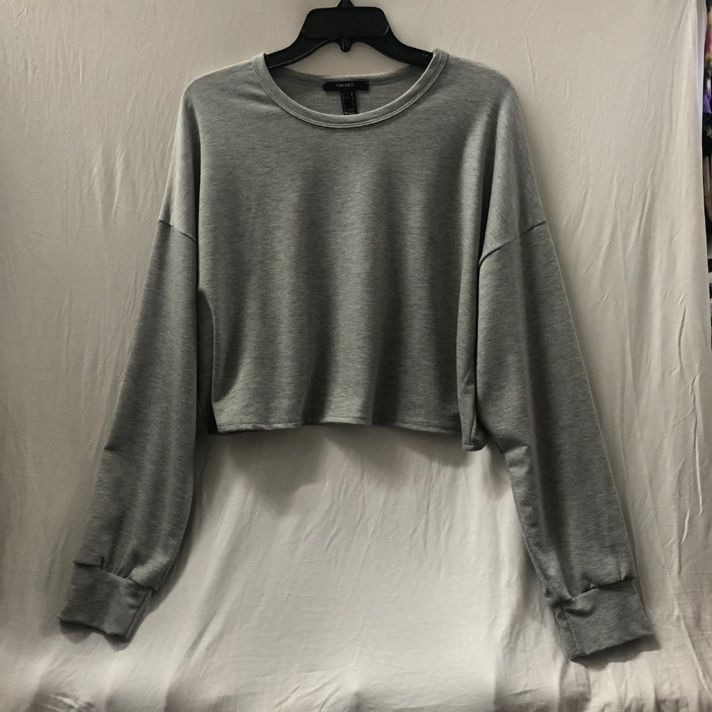 Publik gray crew neck sweatshirt